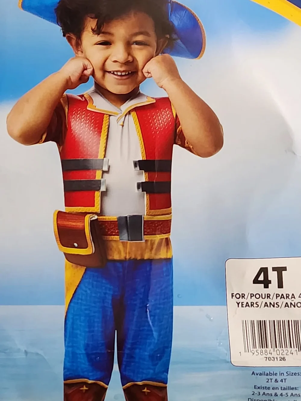 Nickelodeon Red & Blue Pirate Captain Costume